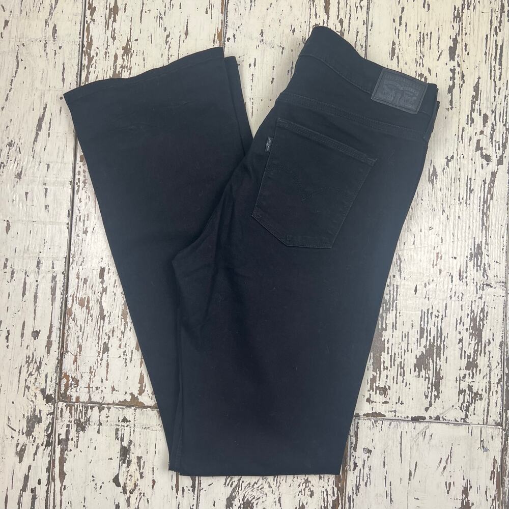 Levi jeans women’s 33x34 Black Slimming Boot 5 pocket Bootcut Casual